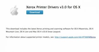 Xerox Printer Drivers v3.0 for OS X