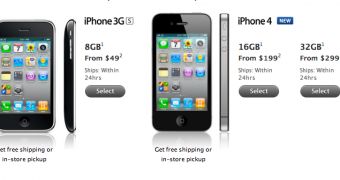 iPhone 3GS and iPhone 4 promo materials