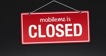MobileMe closed sign