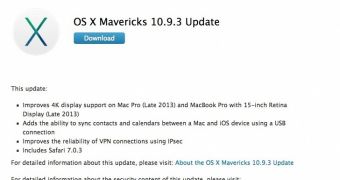OS X Mavericks 10.9.3 Update