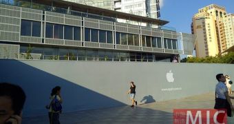 New Apple retail location in Shenzhen, China