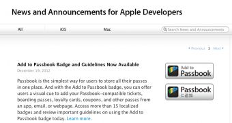 iOS 6 Passbook Badges Now Available for Download – Developer News
