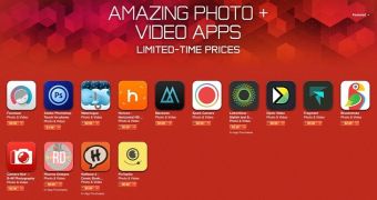 "Amazing Photo + Video Apps" section
