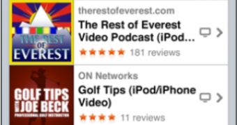 Browsing podcasts