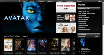 A screenshot of the iTunes Store interface (movie section)