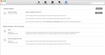 Security Update 2015-003 in Mac App Store