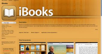 iBooks on the iTunes App Store (screenshot)