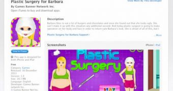 Plastic Surgery for Barbara on the App Store (now pulled)