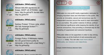 WikiLeaks App icon