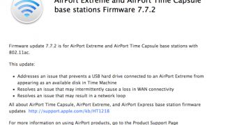 AirPort Firmware 7.7.2 description