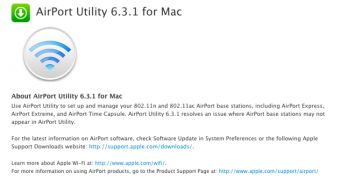 AirPort Utility update for Mac