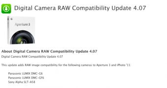 Digital Camera RAW Compatibility Update 4.07