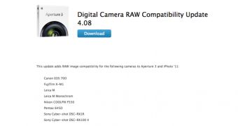Digital Camera RAW Compatibility Update 4.08