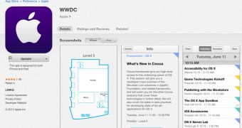 WWDC app on iTunes