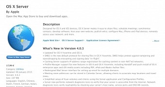 OS X Server on the Mac App Store