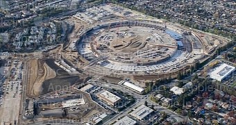 Apple Releases New Photo of the Colossal Spaceship Campus Site in Cupertino