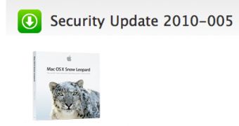 Apple security update available - screenshot