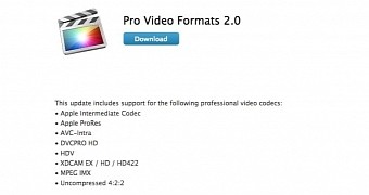 Apple Releases Pro Video Formats 2.0