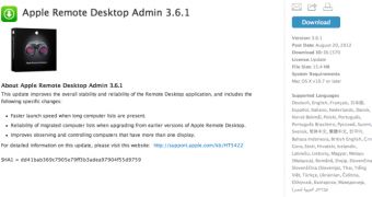 Apple Remote Desktop Admin 3.6.1 available for download (screenshot)