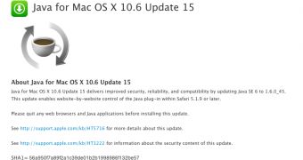 Apple Releases Updated Java for OS X 2013-003 / Update 15