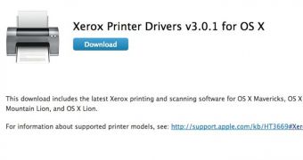 Xerox Printer Drivers for OS X