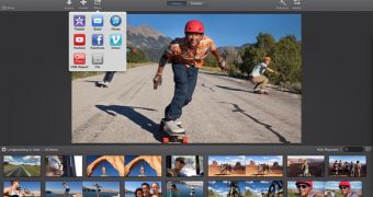 iMovie interface