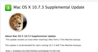 Mac OS X 10.7.3 Supplemental Update released