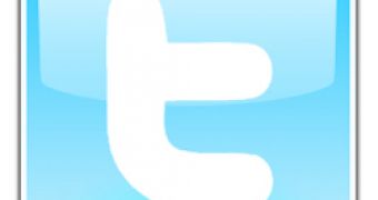 Twitter logo with glare (iPhone app style)