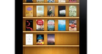 iBooks user interface - bookshelf (iPad version)