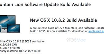 Apple Rolls Out OS X Mountain Lion 10.8.2 Build 12C35 to Select Customers
