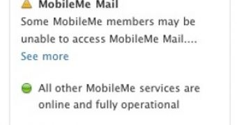 MobileMe status updates