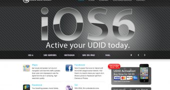 iOS 6 activation site