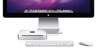 Apple Mac mini promo material (dsplay, keyboard and mouse not included with the purchase)