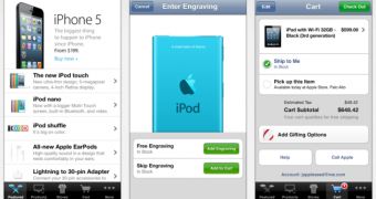 Apple Store app screenshots