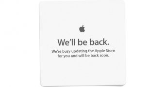Apple Store outage banner