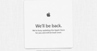 Apple Store down sign