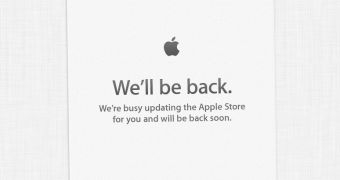 Apple Store down banner