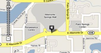 The Apple Store Altamonte on the map