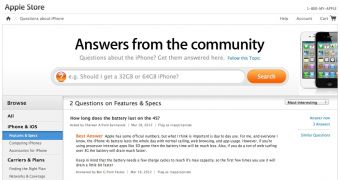"Answers from the community" site