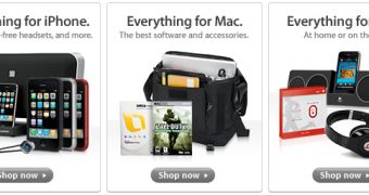 A screen grab from Apple's online store, featuring the latest offers