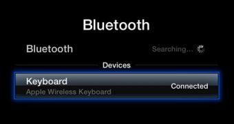 Apple TV Bluetooth keyboard support
