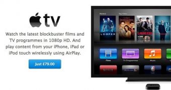 Apple TV listing on UK store