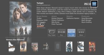 Apple offering an example of movies with iTunes Extras content that display the iTunes Extras badges in the upper right-hand corner of the item's product page