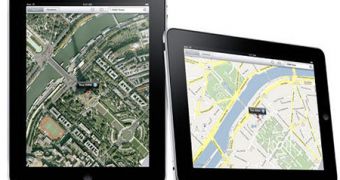 iPad Maps application - promo material