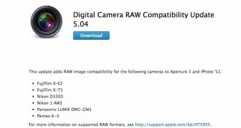 Digital Camera RAW Compatibility Update 5.04