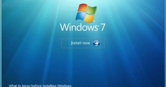 Windows 7 installation screen