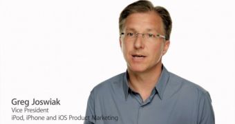 Greg Joswiak, Apple's vice president of iPod, iPhone, and iOS product marketing