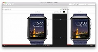 Comparison between original Apple Watch video and edited video