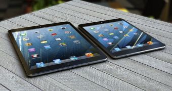 iPad 5 and iPad 2 mockups
