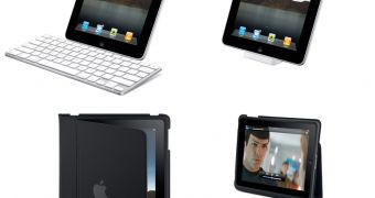 The Apple iPad showcased in various stances
